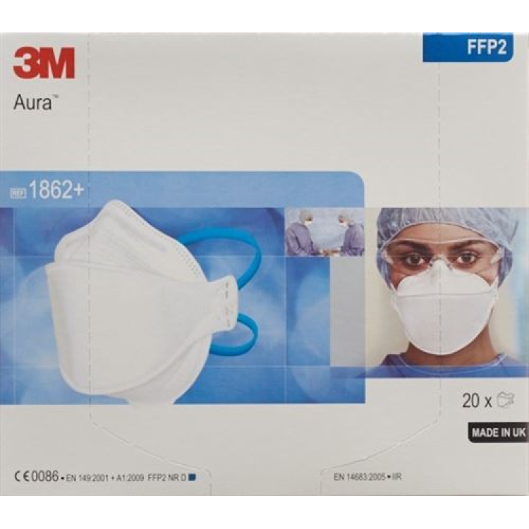 3M respirator FFP2 klapansiz 20 dona