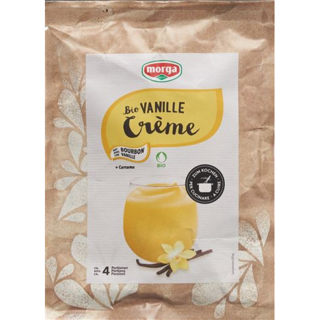 Morga Organic Cream Plv Vanilla Curcuma Çantası 70 q