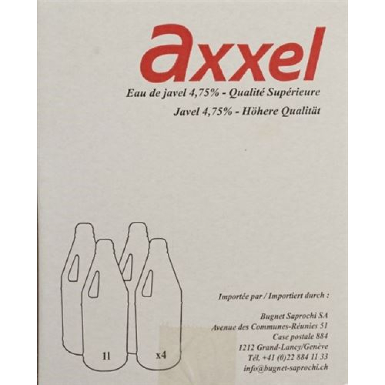 Axxel Javel Liquid 4.75% Classic Fl 1л