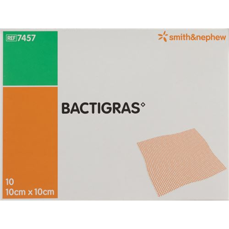 Bactigras gaza dressing 10cmx10cm 10 Btl