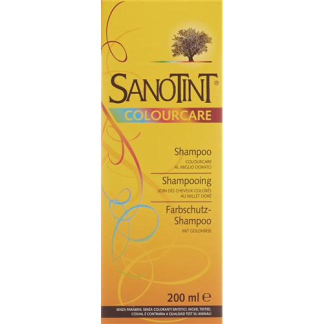 Sanotint color protection shampoo with gold millet 200 ml