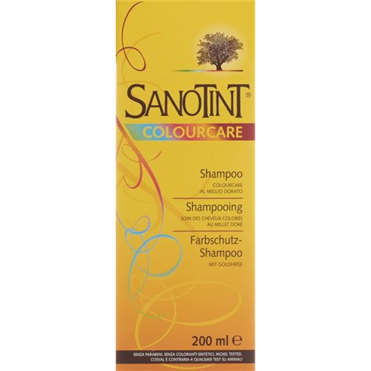 Sanotint farvebeskyttelseshampoo med guldhirse 200 ml