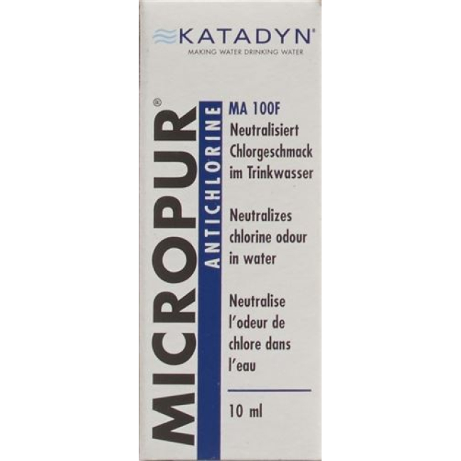 MICROPUR ANTICHLORE MA 100F liq Fl 10 ml