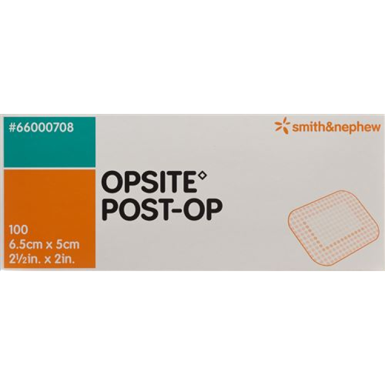 Opsite Post OP филм превръзка 6.5x5cm стерилен 100 Btl