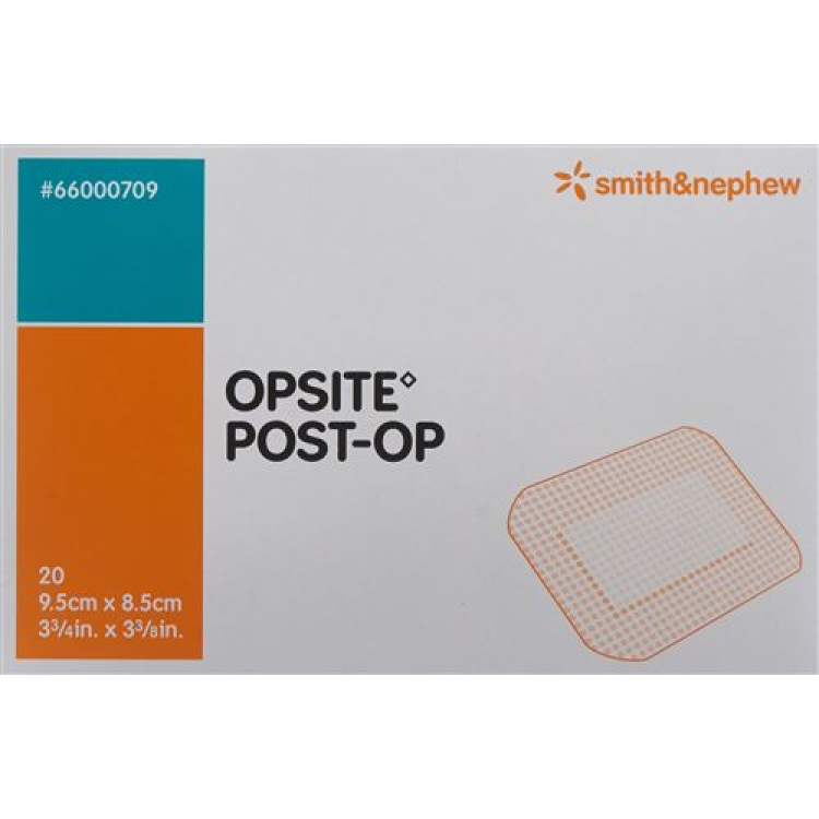 Opsite Post OP filmverband 9.5x8.5cm steriel 20 Btl