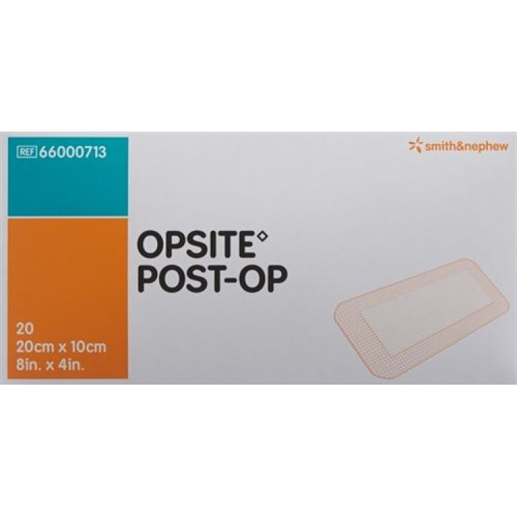 Opsite Post OP թաղանթապատ վիրակապ 20x10 սմ ստերիլ 20 Btl