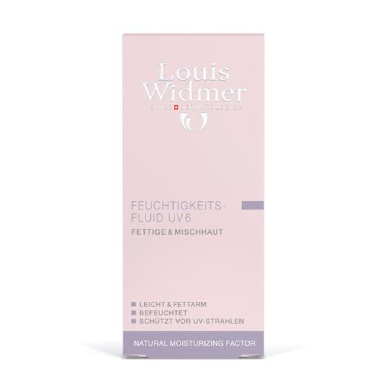 Louis Widmer Soin Fluide Hydratant UV 6 Parfum 50 ml