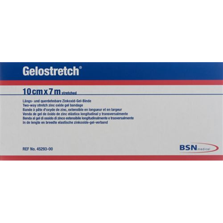 GELOSTRETCH Zinkgelbinde 7mx10cm