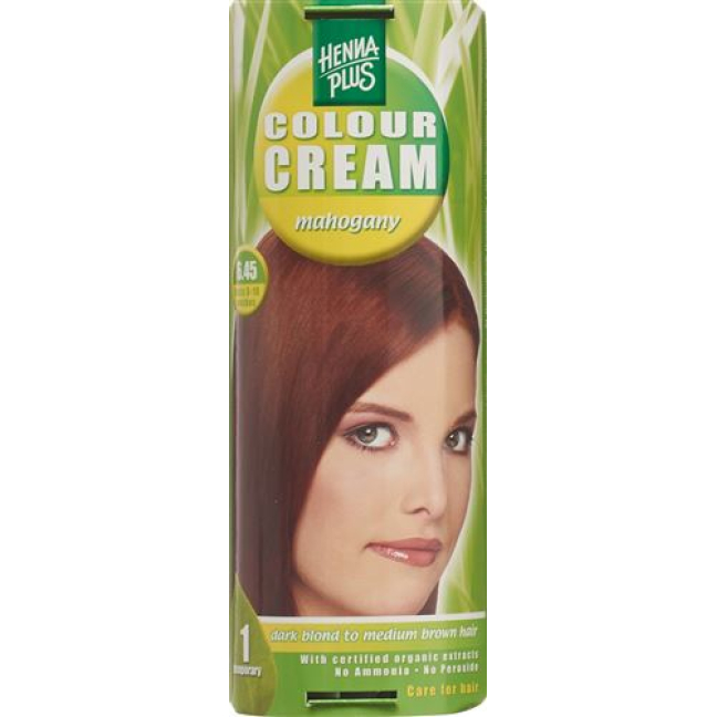 Henna Plus Color Cream 6:45 mahoni 60ml