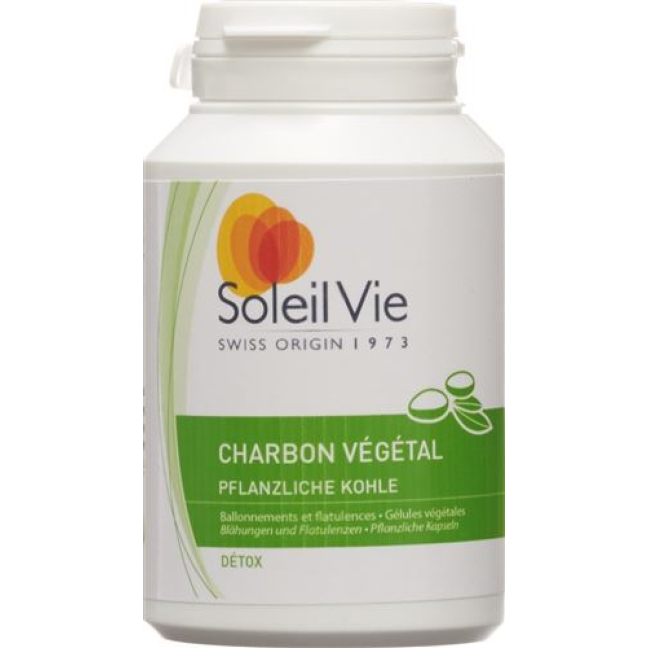 SOLEIL VIE Vegetable Charcoal Capsules 100 pcs
