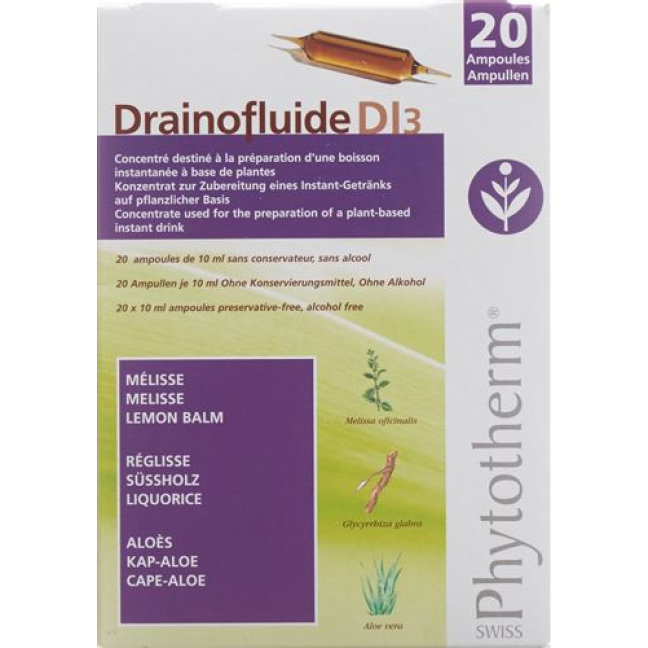 Drainofluide Di 3 10 ml 20 drinking ampoules