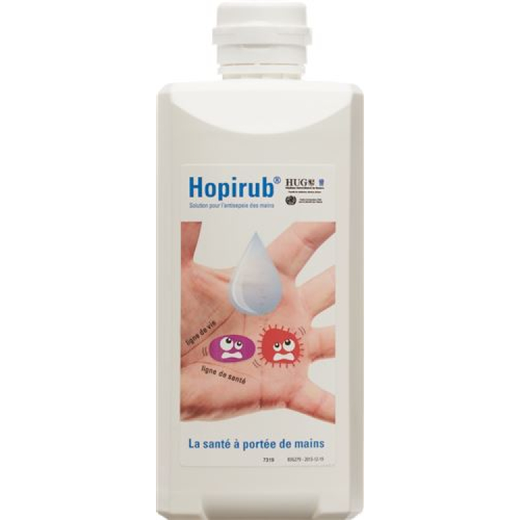 HOPIRUB désinfectant pour les mains liq Ovalfl 500 ml