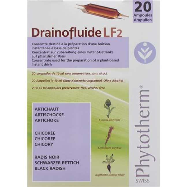 Drainofluide Lf 2 10 ml 20 drinking ampoules