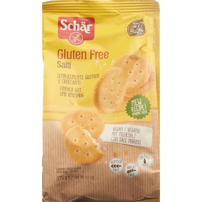 SCHÄR Bánh quy mặn không chứa gluten Btl 175 g
