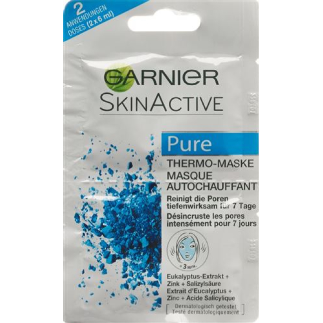 Garnier Skin Naturals Pure Termo Maske 2 x 6 ml