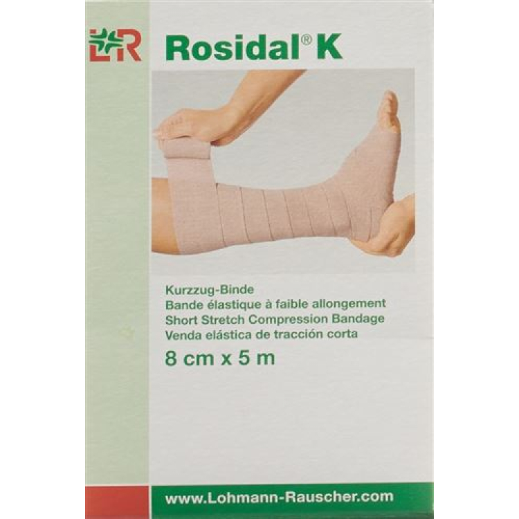 Rosidal K short stretch bandage 8cmx5m