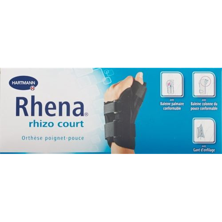 Férula para pulgar RHENA Rhizo S 16-18cm derecha