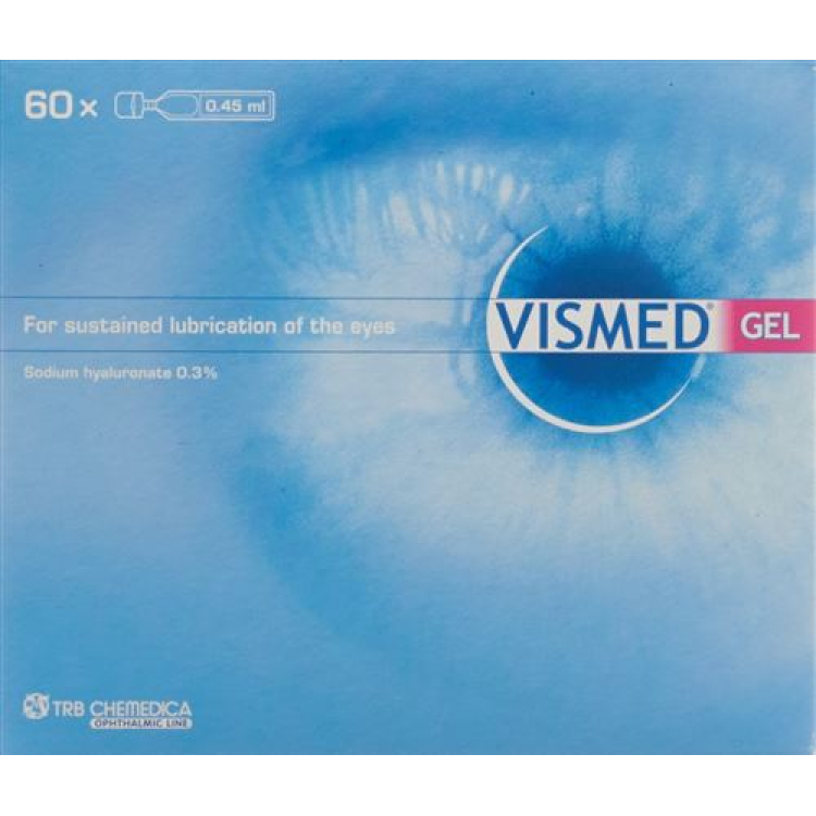 VISMED Gel 3 mg/ml hüdrogeel, silma niisutamine 60 Monodos 0:45 ml