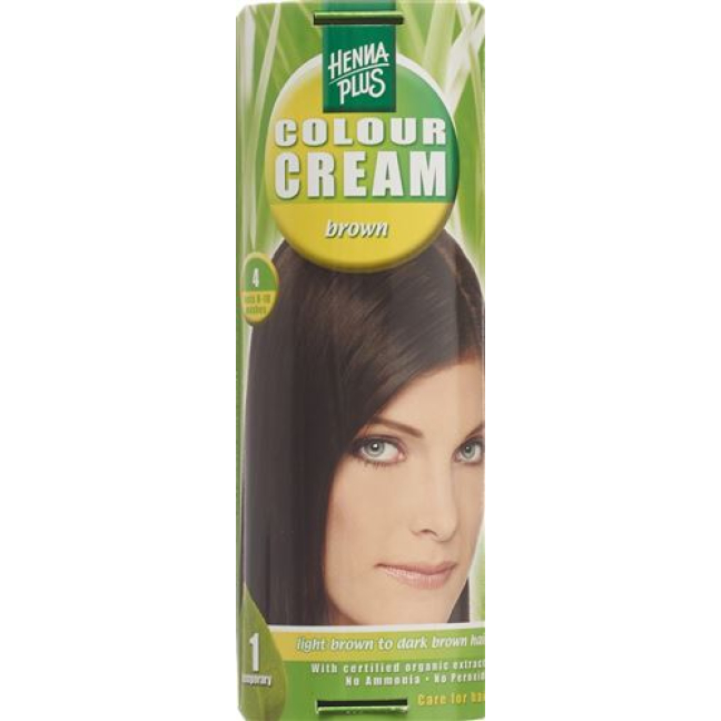 Henna Plus Color Cream 4 braon 60 ml