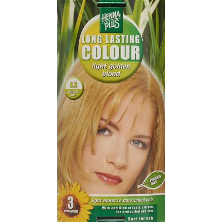 HENNA PLUS Long Last Color 8.3 золотисто-русый