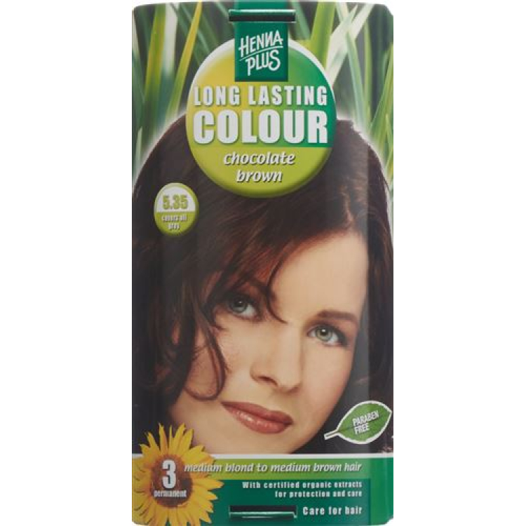 HENNA PLUS Long Last Kleur 5:35 chocoladebruin