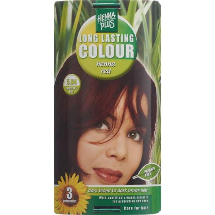 HENNA PLUS Long Last Kleur 5.64 henna rood