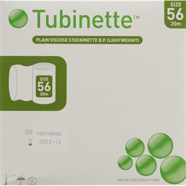 Tubinette jersey tubular vendaje 56 20m miembro medio