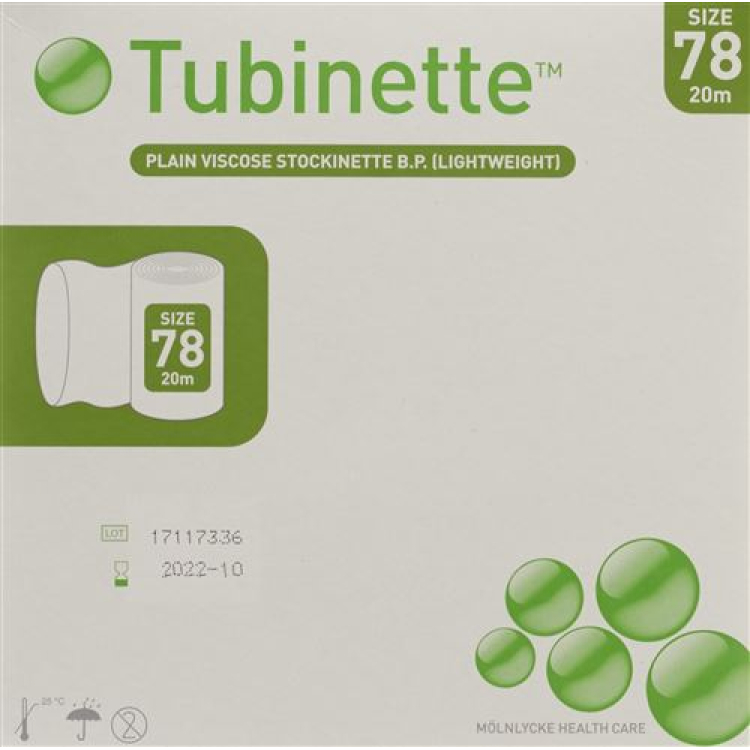 Tubinette benda tricot 78 arto largo 20m