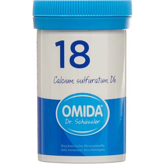 Omida Schüssler NR18 calcium sulfuratum tbl D 6 Ds 100 g