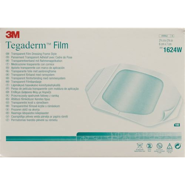 3M Tegaderm μεμβράνη διάφανο dressing 6x7cm 100 τμχ