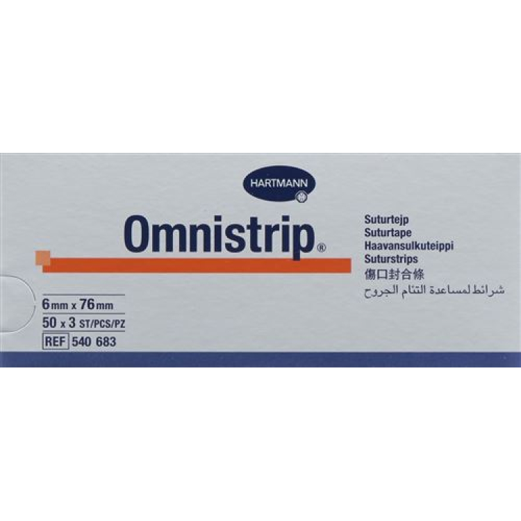 OmniStrip sårlukkelister 6x76mm 150 stk