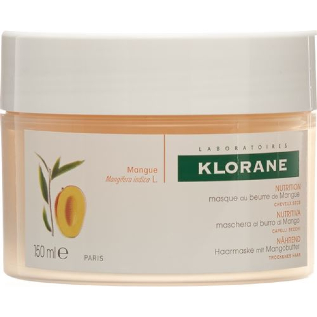 Klorane маска для волос с маслом манго 150 мл