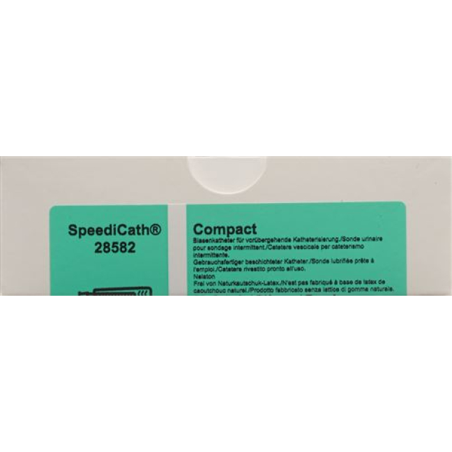SpeediCath Compact 1x cathéter CH12 7cm femme Nelaton 30 x