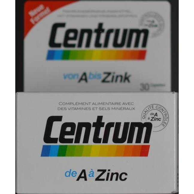 Centrum de A a zinco 30 comprimidos
