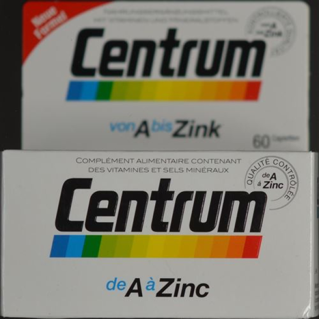 Centrum de A a zinco 60 comprimidos