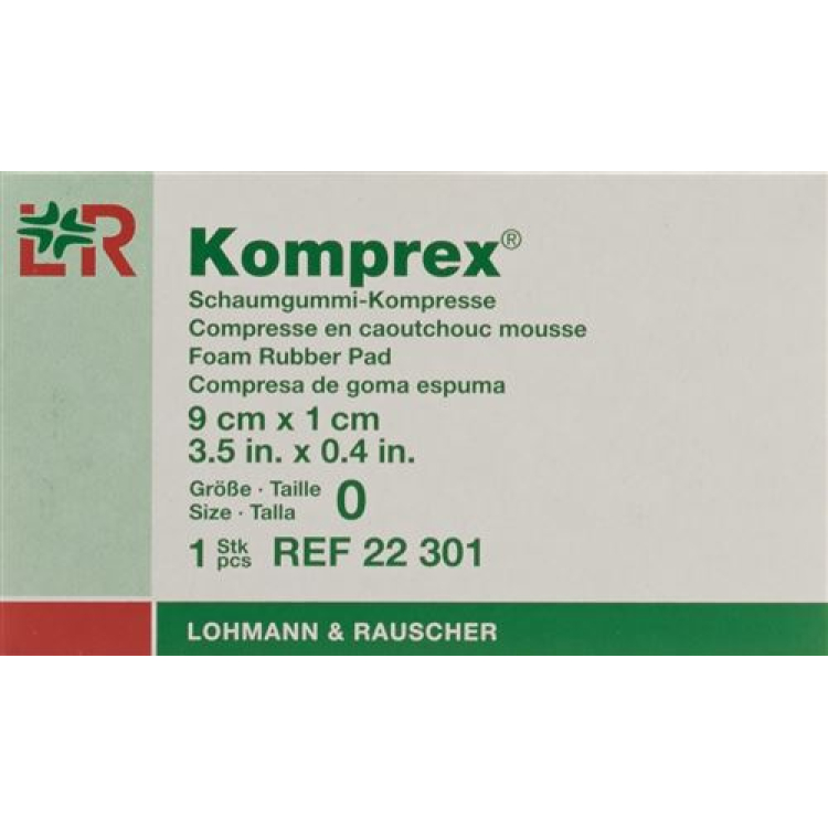 Komprex foam compress 9x5x1cm