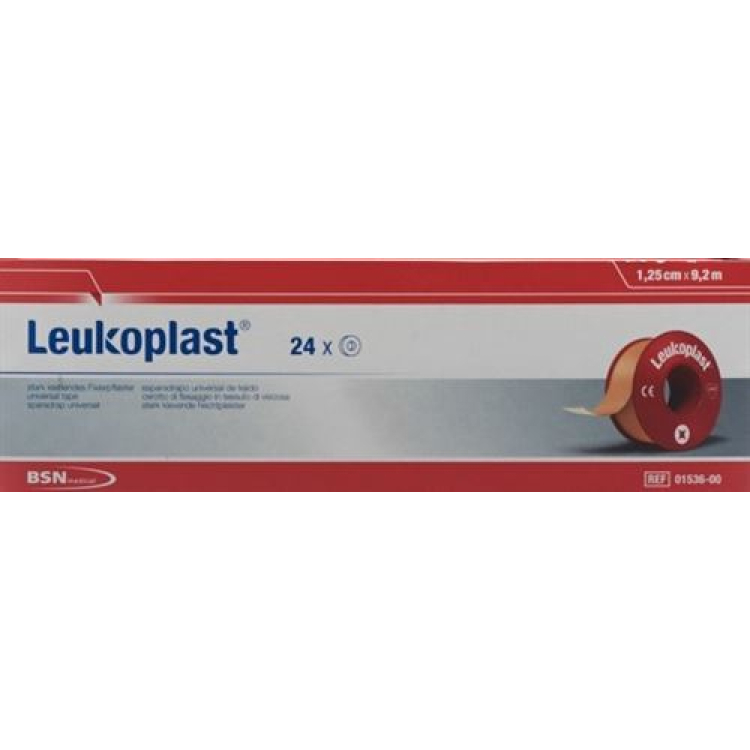 ម្នាងសិលាស្អិត LEUKOPLAST 9.2mx1.25cm hf 24 កុំព្យូទ័រ