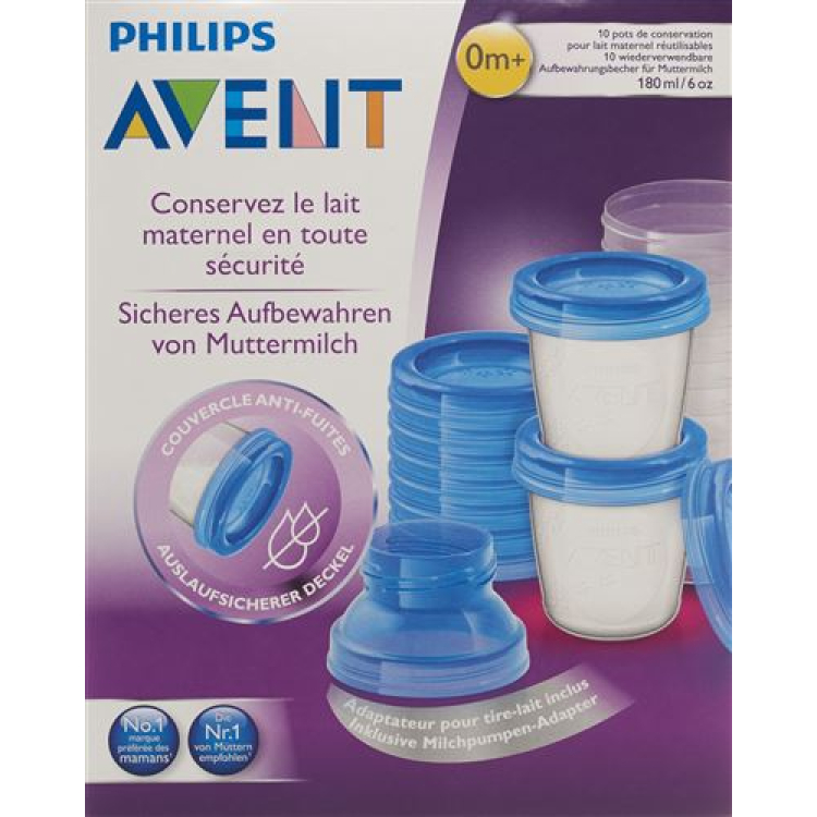 Avent Philips Via Breast Milk Mug Set