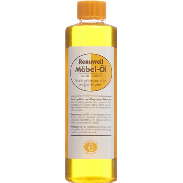 Renuwell olio per mobili liquido incolore 500 ml