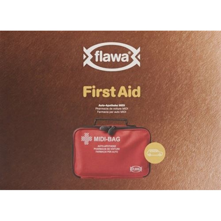 Borsa midi Flawa aid kit rossa