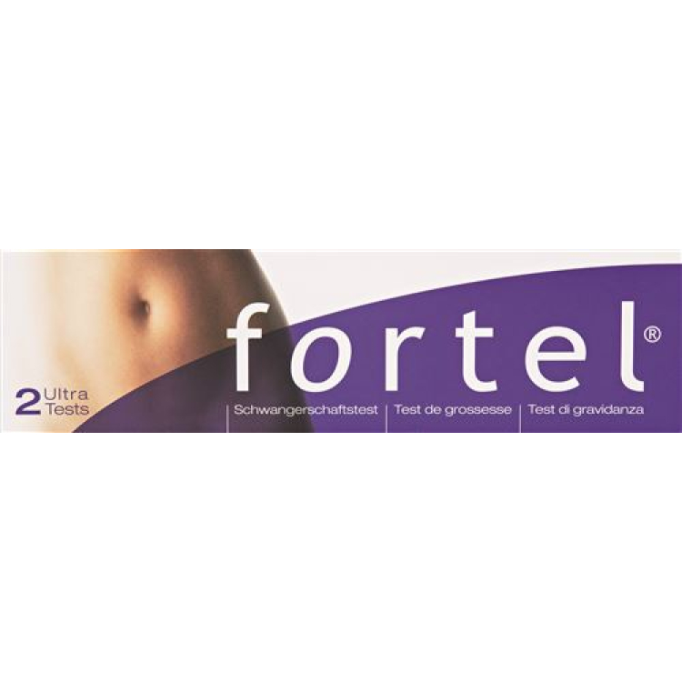 fortel Ultra հղիության թեստ 2 հատ