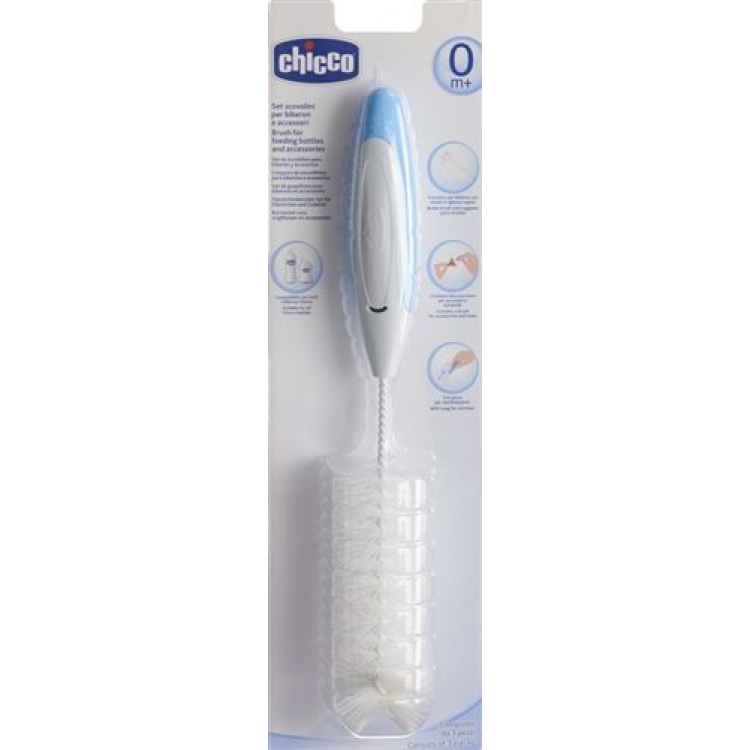 Chicco flessenborstelset 3in1