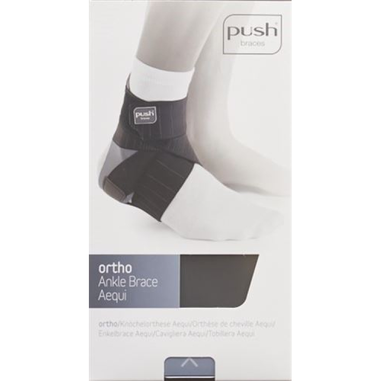 PUSH ORTHO Aequi тобық бауы 34-40см солға сұр түсті