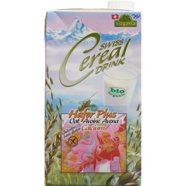 Soyana Swiss Cereal Oat Calcium Drink Organic 1 lt