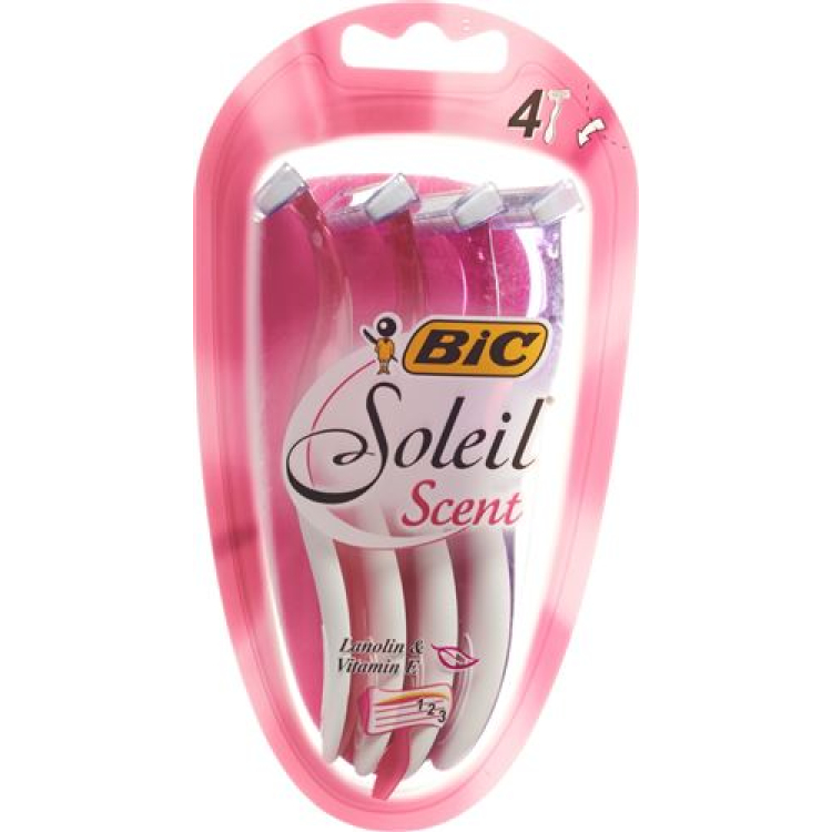 BiC Soleil Scent 香り付き女性用3枚刃カミソリ