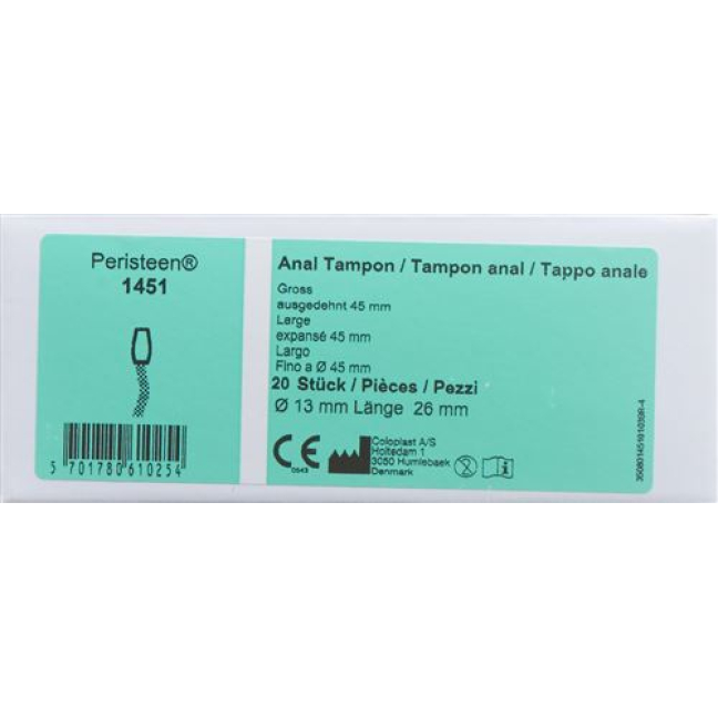 Peristeen anal tampons large 20 pcs
