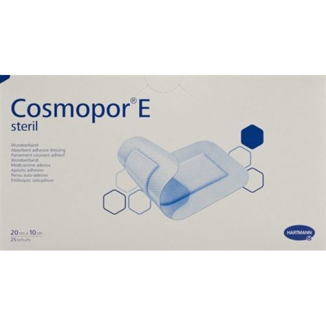 Cosmopor E Quick Association 20cmx10cm steril 25 stk