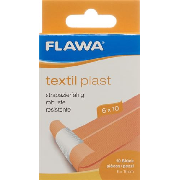 Flawa tekstilna plastika Fast Association 6cmx10cm tan 10 kos