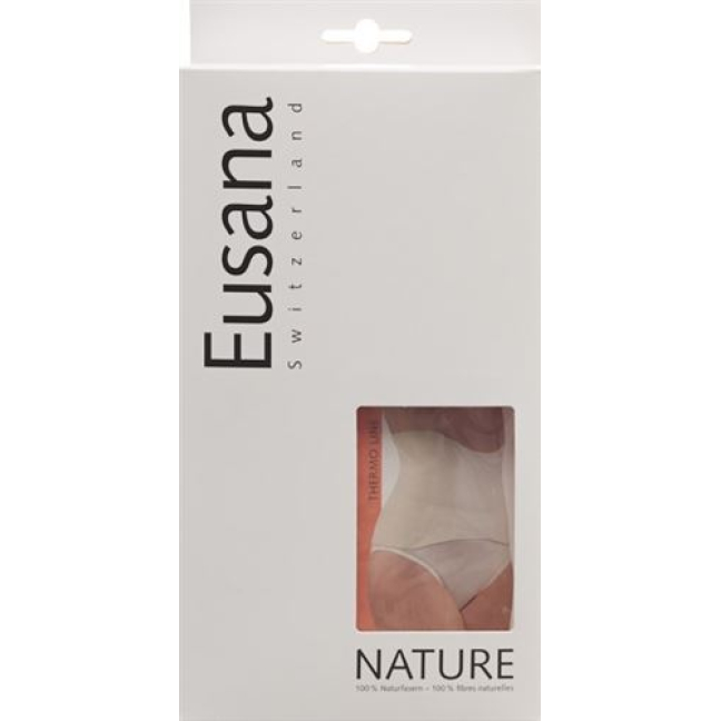 Eusana sash warmer anatomical S ivoire 100% silk