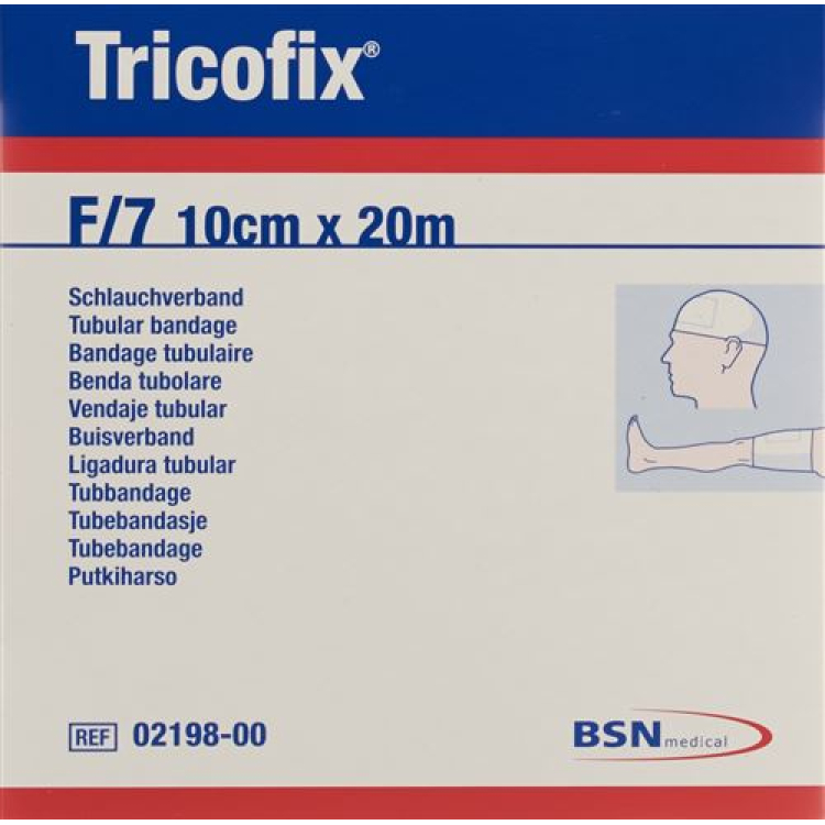 TRICOFIX 관형 붕대 GrF 7-10cm / 20m